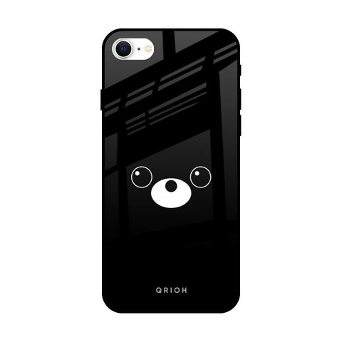 Cute Bear iPhone SE 2022 Glass Back Cover Online