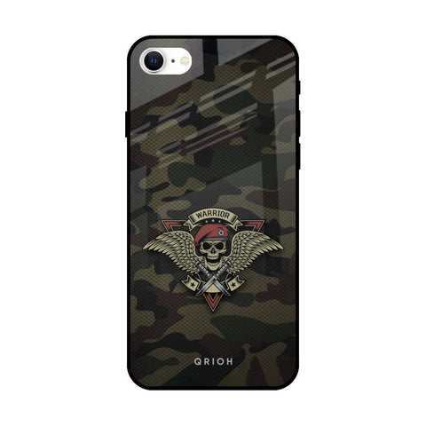 Army Warrior iPhone SE 2022 Glass Back Cover Online