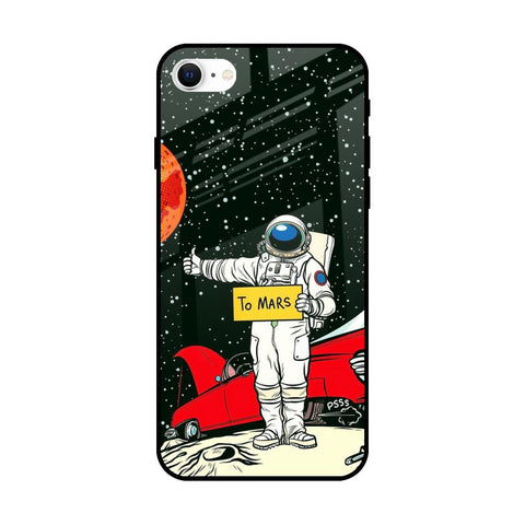 Astronaut on Mars iPhone SE 2022 Glass Back Cover Online