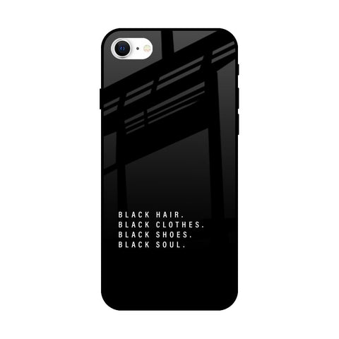 Black Soul iPhone SE 2022 Glass Back Cover Online