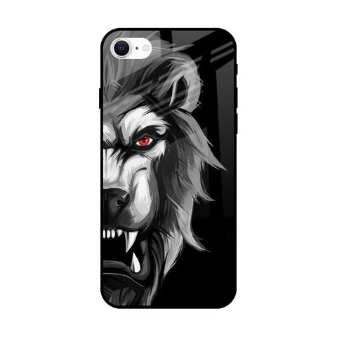 Wild Lion iPhone SE 2022 Glass Back Cover Online