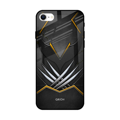 Black Warrior iPhone SE 2022 Glass Back Cover Online
