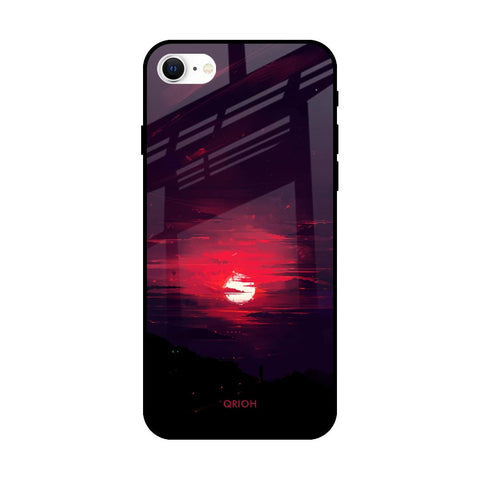 Morning Red Sky iPhone SE 2022 Glass Cases & Covers Online