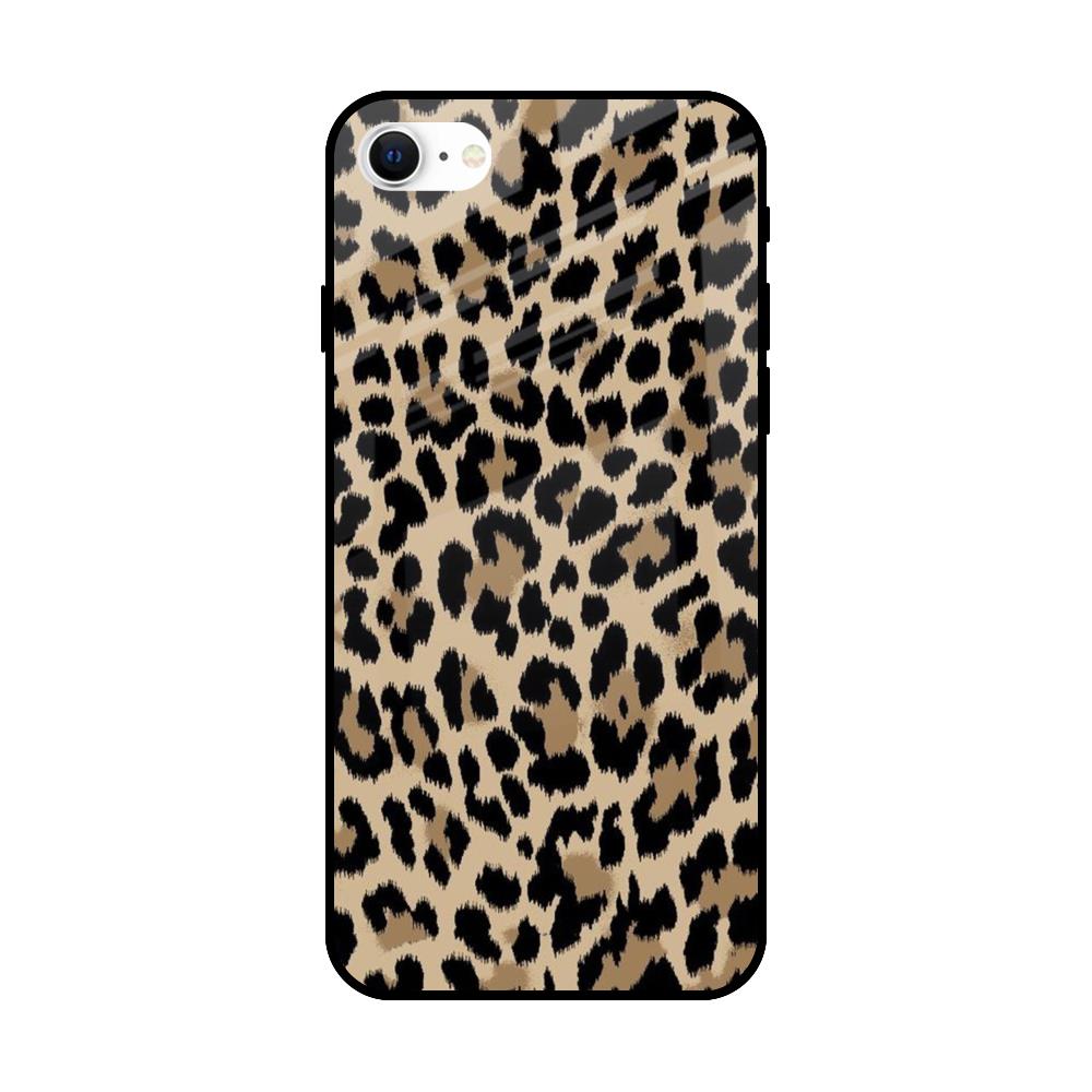 Leopard Seamless iPhone SE 2022 Glass Cases & Covers Online