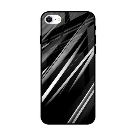 Black & Grey Gradient iPhone SE 2022 Glass Cases & Covers Online