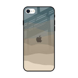 Abstract Mountain Pattern iPhone SE 2022 Glass Back Cover Online