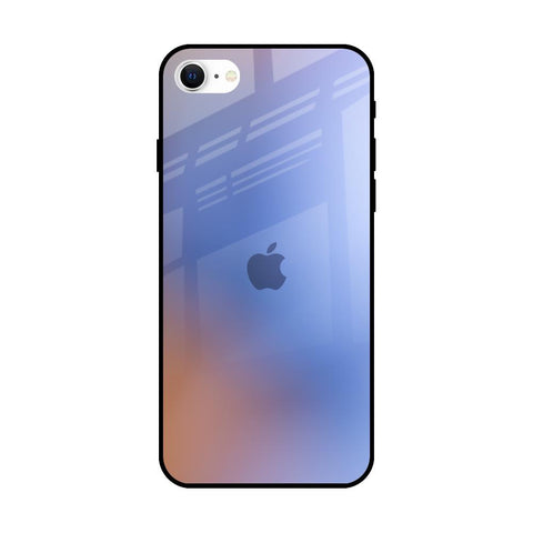 Blue Aura iPhone SE 2022 Glass Back Cover Online