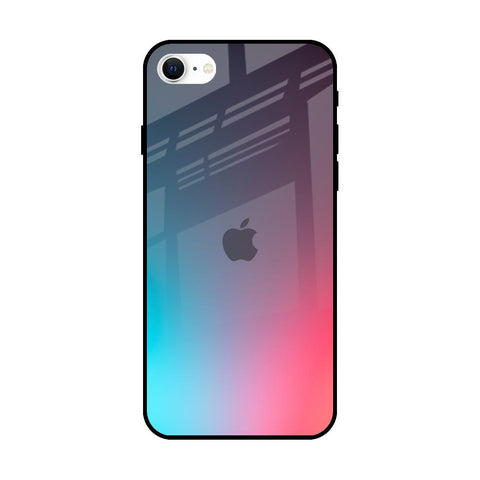 Rainbow Laser iPhone SE 2022 Glass Back Cover Online