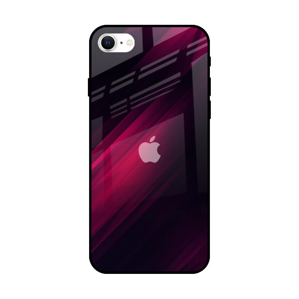 Razor Black iPhone SE 2022 Glass Back Cover Online