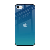 Celestial Blue iPhone SE 2022 Glass Back Cover Online