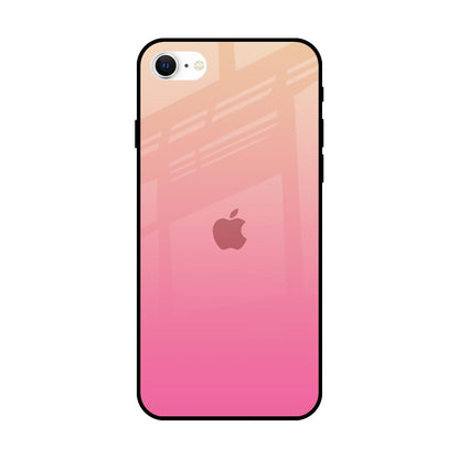 Pastel Pink Gradient iPhone SE 2022 Glass Back Cover Online