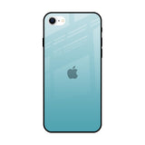 Arctic Blue iPhone SE 2022 Glass Back Cover Online