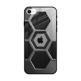 Hexagon Style iPhone SE 2022 Glass Back Cover Online