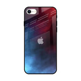 Smokey Watercolor iPhone SE 2022 Glass Back Cover Online