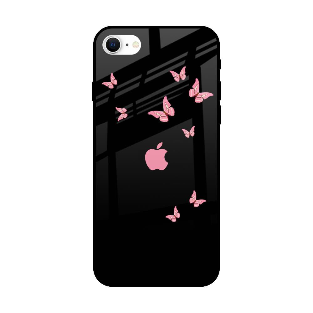 Fly Butterfly iPhone SE 2022 Glass Back Cover Online