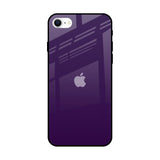 Dark Purple iPhone SE 2022 Glass Back Cover Online