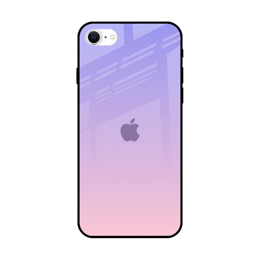 Lavender Gradient iPhone SE 2022 Glass Back Cover Online