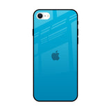 Blue Aqua iPhone SE 2022 Glass Back Cover Online