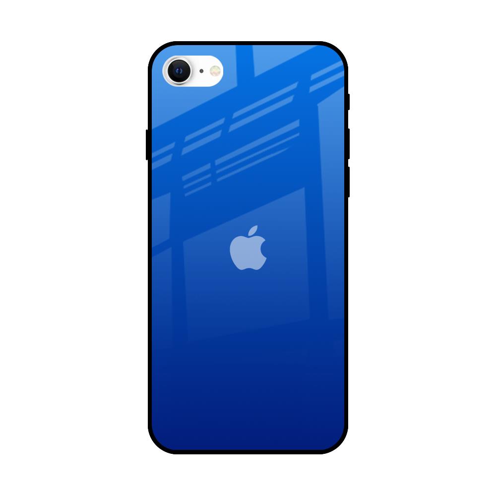Egyptian Blue iPhone SE 2022 Glass Back Cover Online
