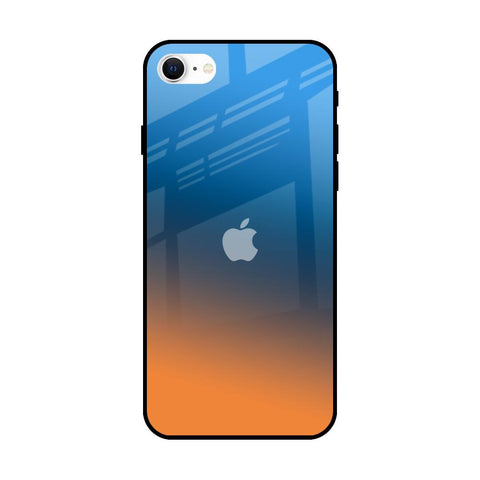 Sunset Of Ocean iPhone SE 2022 Glass Back Cover Online