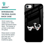 Space Traveller Glass Case for iPhone SE 2022