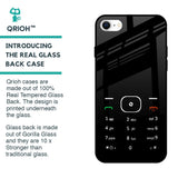 Classic Keypad Pattern Glass Case for iPhone SE 2022