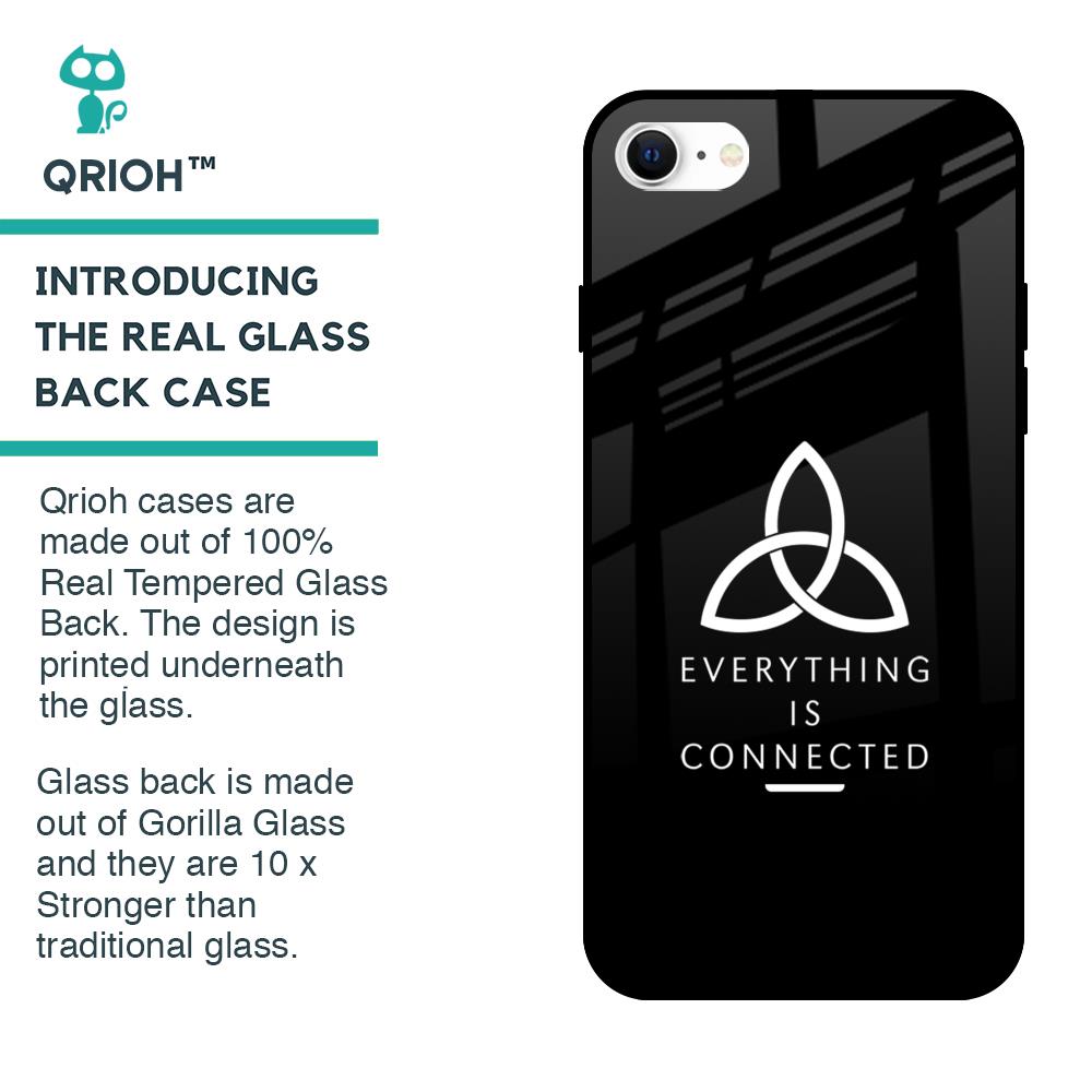 Everything Is Connected Glass Case for iPhone SE 2022