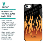 Fire Flame Glass Case for iPhone SE 2022