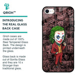 Joker Cartoon Glass Case for iPhone SE 2022