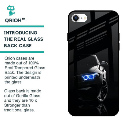 Car In Dark Glass Case for iPhone SE 2022