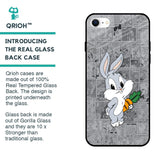 Cute Baby Bunny Glass Case for iPhone SE 2022
