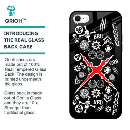 Red Zone Glass Case for iPhone SE 2022