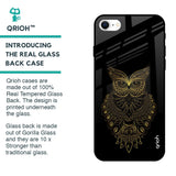 Golden Owl Glass Case for iPhone SE 2022