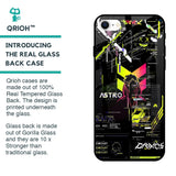 Astro Glitch Glass Case for iPhone SE 2022
