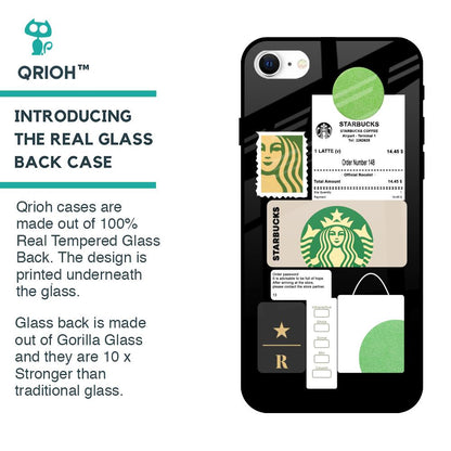 Coffee Latte Glass Case for iPhone SE 2022