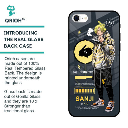 Cool Sanji Glass Case for iPhone SE 2022