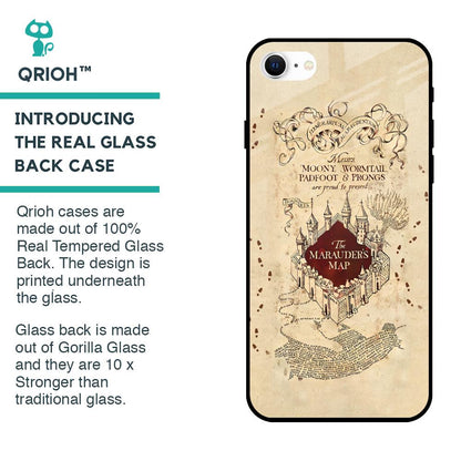 Magical Map Glass Case for iPhone SE 2022