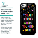 Magical Words Glass Case for iPhone SE 2022