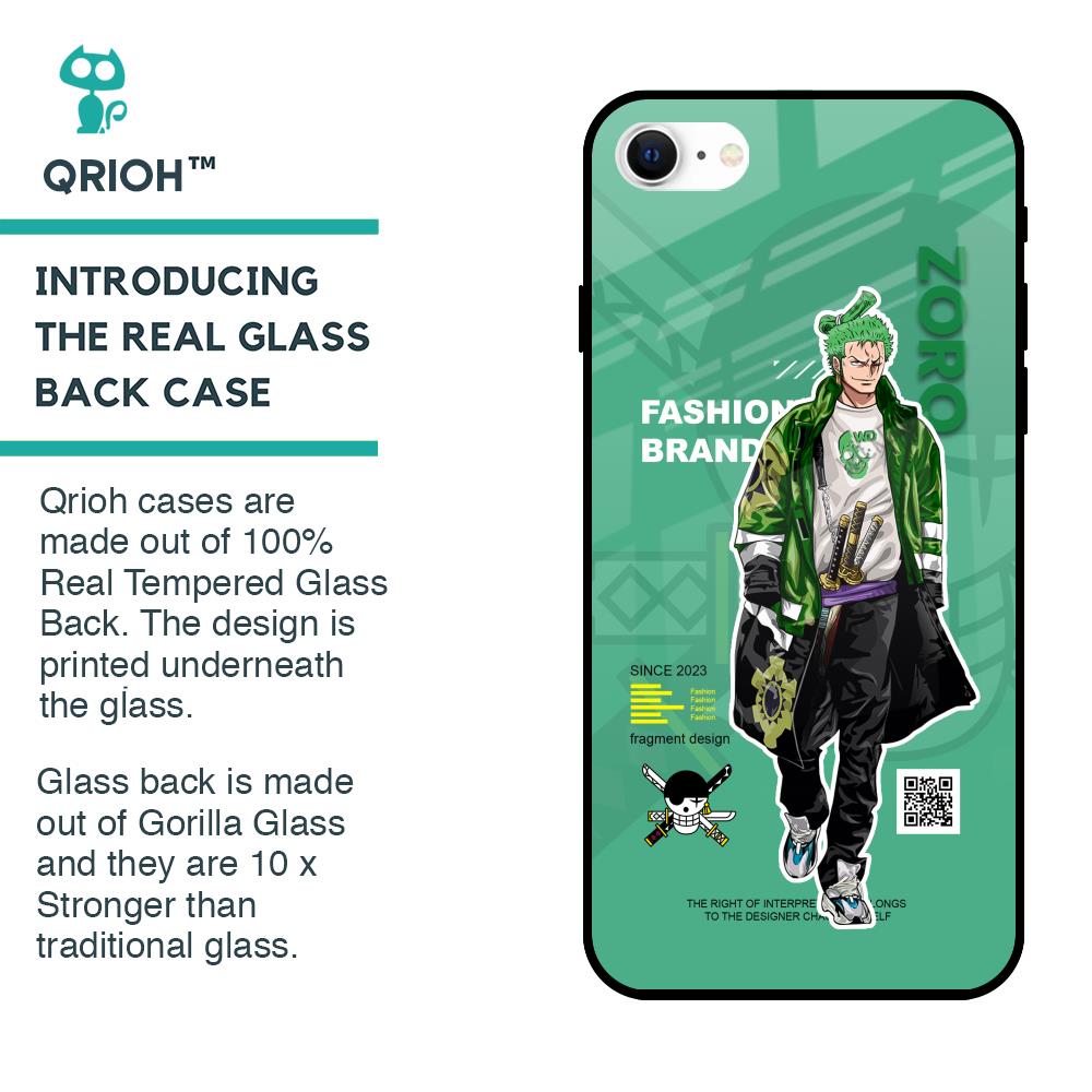 Zoro Bape Glass Case for iPhone SE 2022