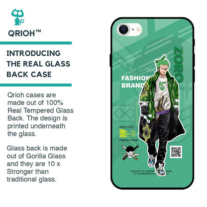 Zoro Bape Glass Case for iPhone SE 2022