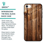 Timber Printed Glass case for iPhone SE 2022