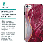 Crimson Ruby Glass Case for iPhone SE 2022
