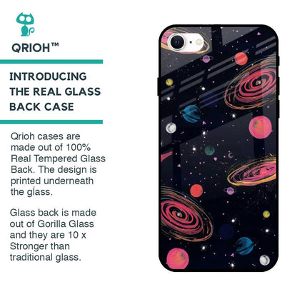 Galaxy In Dream Glass Case For iPhone SE 2022