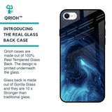 Dazzling Ocean Gradient Glass Case For iPhone SE 2022