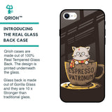 Tea With Kitty Glass Case For iPhone SE 2022