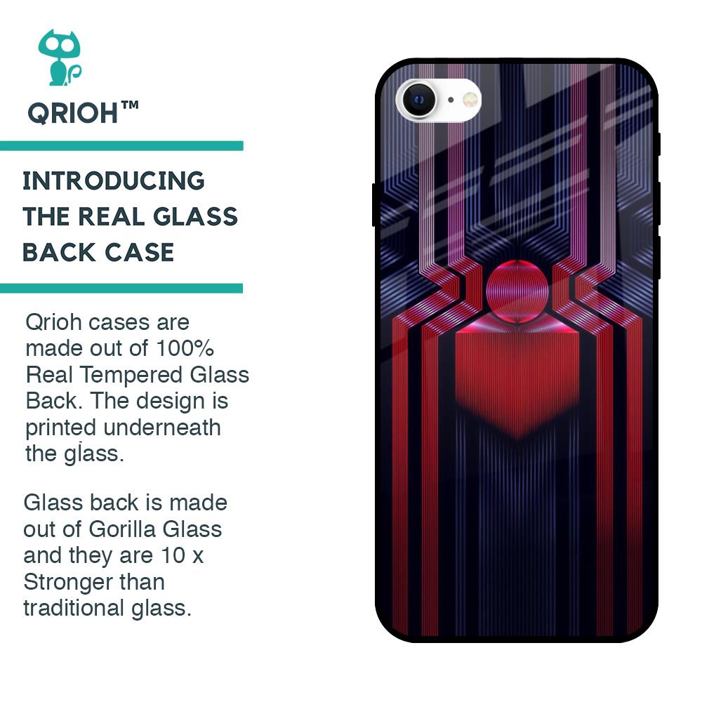 Super Art Logo Glass Case For iPhone SE 2022