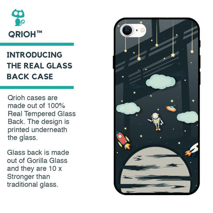 Astronaut Dream Glass Case For iPhone SE 2022
