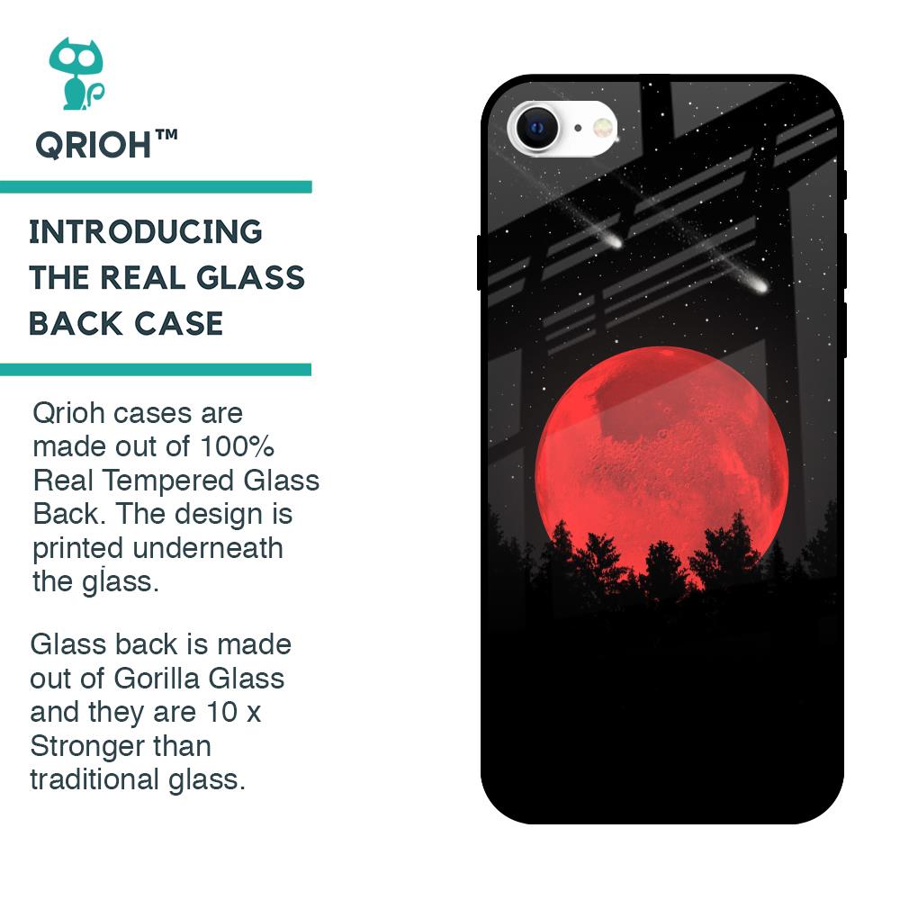 Moonlight Aesthetic Glass Case For iPhone SE 2022