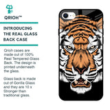 Angry Tiger Glass Case For iPhone SE 2022
