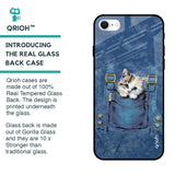 Kitty In Pocket Glass Case For iPhone SE 2022
